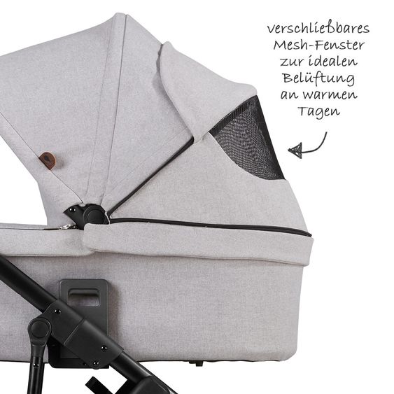 ABC Design Kombi-Kinderwagen Salsa 4 Air - inkl. Babywanne & Sportsitz und XXL ABC-Design Zubehörpaket - Fashion Edition - Deer