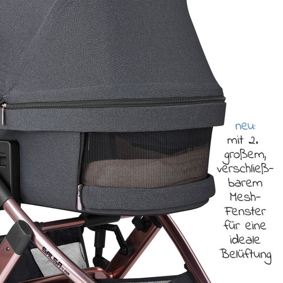 ABC Design Kombi-Kinderwagen Salsa 4 Air - inkl. Babywanne, Sportsitz und XXL Zubehör-Paket - Diamond Edition - Bubble