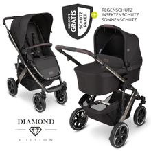 Kombi-Kinderwagen Salsa 4 Air - inkl. Babywanne, Sportsitz und XXL Zubehör-Paket - Diamond Edition - Dolphin