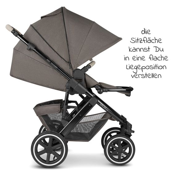 ABC Design Passeggino combinato Salsa 4 Air - incluso navicella, seggiolino sportivo e pacchetto accessori XXL - Diamond Edition - Herb