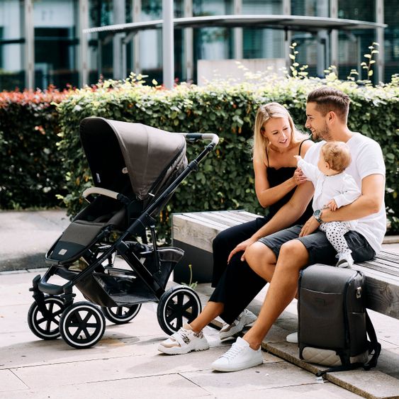 ABC Design Passeggino combinato Salsa 4 Air - incluso navicella, seggiolino sportivo e pacchetto accessori XXL - Diamond Edition - Herb