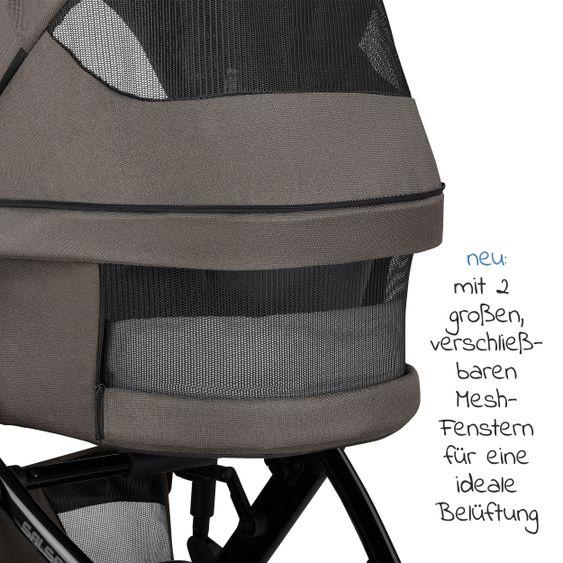 ABC Design Passeggino combinato Salsa 4 Air - incluso navicella, seggiolino sportivo e pacchetto accessori XXL - Diamond Edition - Herb
