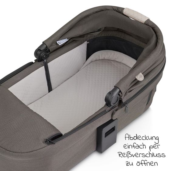 ABC Design Passeggino combinato Salsa 4 Air - incluso navicella, seggiolino sportivo e pacchetto accessori XXL - Diamond Edition - Herb