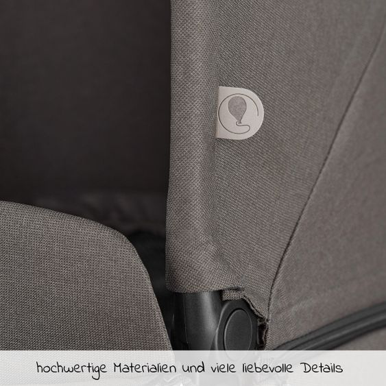 ABC Design Passeggino combinato Salsa 4 Air - incluso navicella, seggiolino sportivo e pacchetto accessori XXL - Diamond Edition - Herb