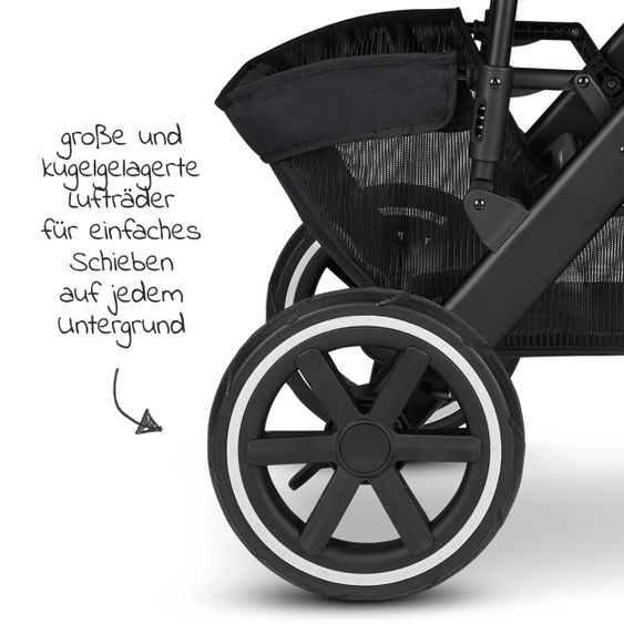 ABC Design Kombi-Kinderwagen Salsa 4 Air - inkl. Babywanne, Sportsitz und XXL Zubehörset - Fashion Edition - Comic