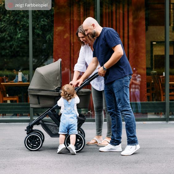 ABC Design Kombi-Kinderwagen Salsa 4 Air - inkl. Babywanne, Sportsitz und XXL Zubehörset - Fashion Edition - Comic