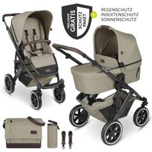 Kombi-Kinderwagen Salsa 4 Air - inkl. Babywanne, Sportsitz, Wickeltasche & Zubehörpaket - Classic Edition - Reed