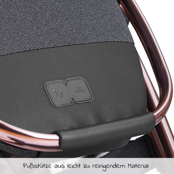 ABC Design Kombi-Kinderwagen Salsa 4 Air - inkl. Babywanne, Sportsitz, Wickeltasche & Zubehörpaket - Diamond Edition - Bubble
