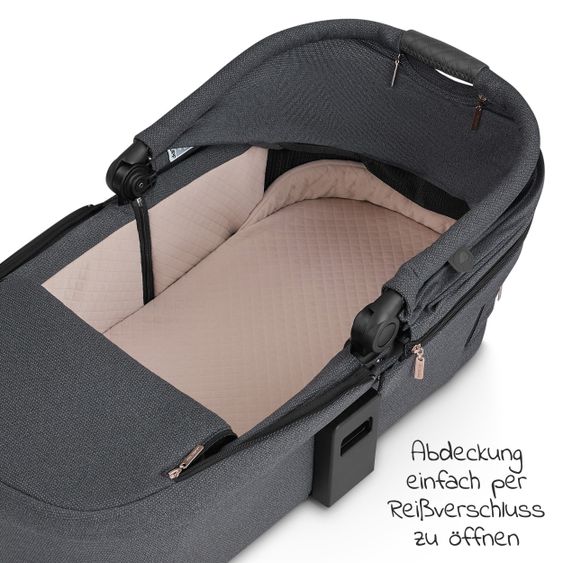ABC Design Kombi-Kinderwagen Salsa 4 Air - inkl. Babywanne, Sportsitz, Wickeltasche & Zubehörpaket - Diamond Edition - Bubble