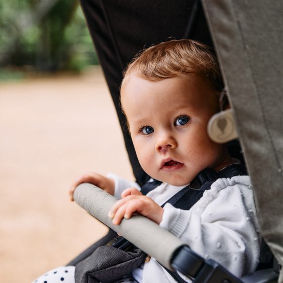 ABC Design Kombi-Kinderwagen Salsa 4 Air - inkl. Babywanne, Sportsitz, Wickeltasche & Zubehörpaket - Diamond Edition - Herb