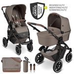 Kombi-Kinderwagen Salsa 4 Air - inkl. Babywanne, Sportsitz, Wickeltasche & Zubehörpaket - Pure Edition - Nature