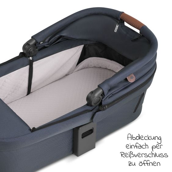 ABC Design Set di passeggini Salsa 4 Air Combi, con pedana neonato e borsa fasciatoio - Classic Edition - Lake