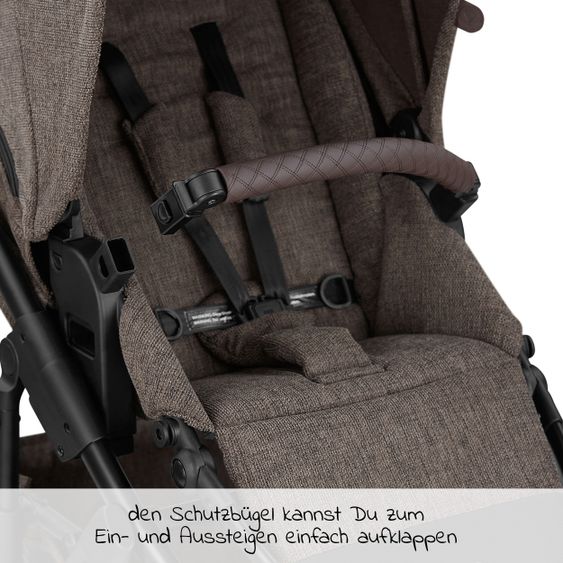 ABC Design Kombi-Kinderwagen Salsa 4 Air - Sportsitz (ohne Babywanne) - Fashion Edition - Braid