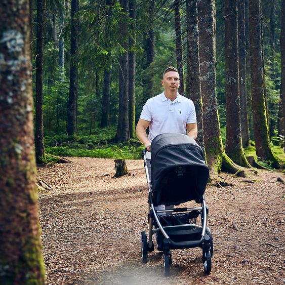 ABC Design Kombi-Kinderwagen Salsa 4 - Fashion Edition - inkl. Babywanne, Sportsitz & XXL Zubehörpaket - Fox