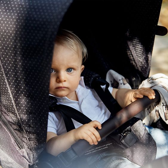 ABC Design Kombi-Kinderwagen Salsa 4 - Fashion Edition - inkl. Babywanne, Sportsitz & XXL Zubehörpaket - Fox