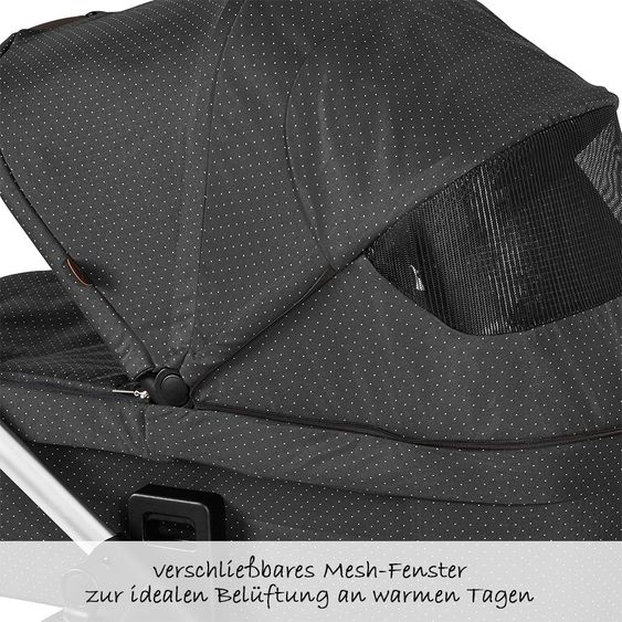 ABC Design Kombi-Kinderwagen Salsa 4 - Fashion Edition - inkl. Babywanne, Sportsitz & XXL Zubehörpaket - Fox