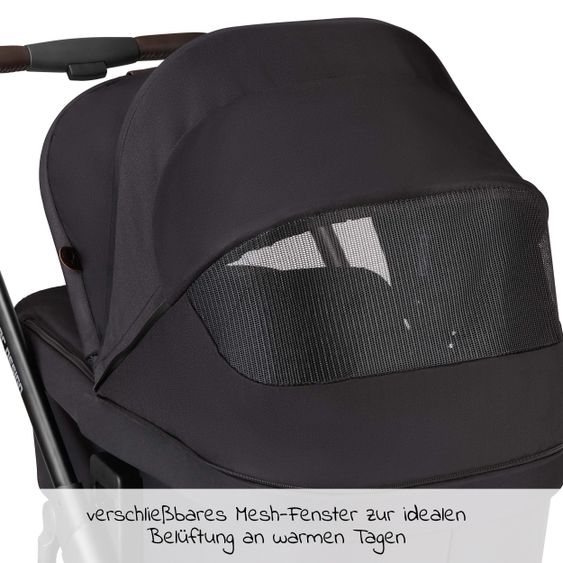 ABC Design Kombi-Kinderwagen Salsa 4 - inkl. Babywanne & Sportsitz - Fashion Edition - Midnight