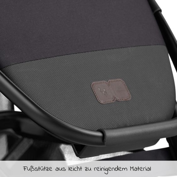ABC Design Kombi-Kinderwagen Salsa 4 - inkl. Babywanne & Sportsitz - Fashion Edition - Midnight