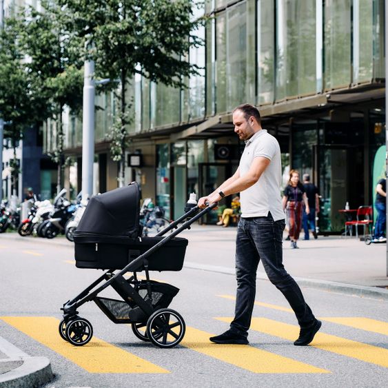 ABC Design Kombi-Kinderwagen Salsa 4 - inkl. Babywanne & Sportsitz - Fashion Edition - Midnight