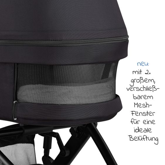 ABC Design Kombi-Kinderwagen Salsa 4 - inkl. Babywanne & Sportsitz - Fashion Edition - Midnight
