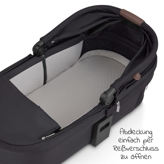 ABC Design Kombi-Kinderwagen Salsa 4 - inkl. Babywanne & Sportsitz - Fashion Edition - Midnight