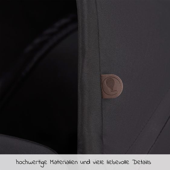 ABC Design Kombi-Kinderwagen Salsa 4 - inkl. Babywanne & Sportsitz - Fashion Edition - Midnight
