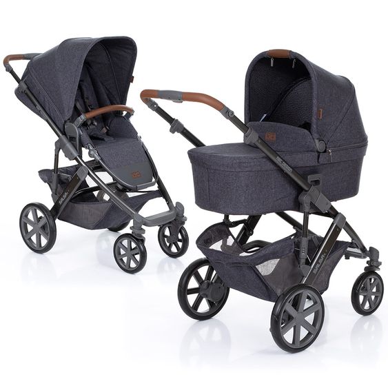 ABC Design Kombi-Kinderwagen Salsa 4 - inkl. Babywanne & Sportsitz - Street