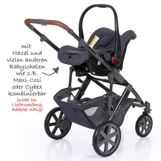 ABC Design Kombi-Kinderwagen Salsa 4 - inkl. Babywanne & Sportsitz - Street