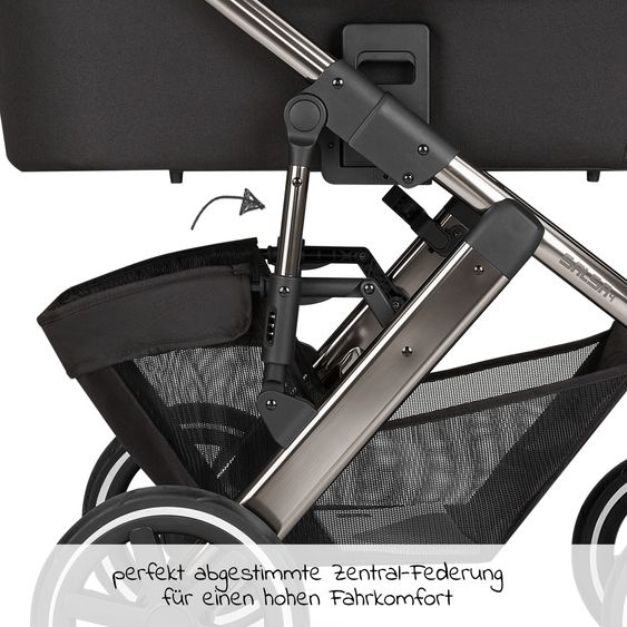 ABC Design Kombi-Kinderwagen Salsa 4 - inkl. Babywanne & Sportsitz und Regenschutz - Fashion Edition - Dolphin