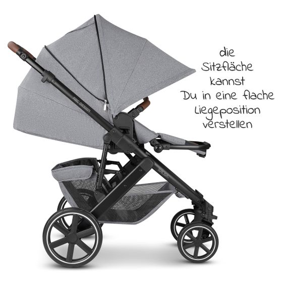 ABC Design Passeggino combinato Salsa 4 - incluso navicella, seggiolino sportivo e pacchetto accessori XXL - Latta