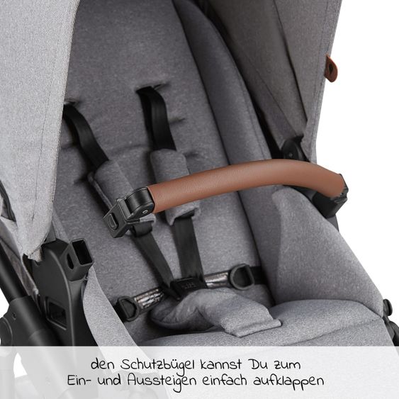 ABC Design Passeggino combinato Salsa 4 - incluso navicella, seggiolino sportivo e pacchetto accessori XXL - Latta
