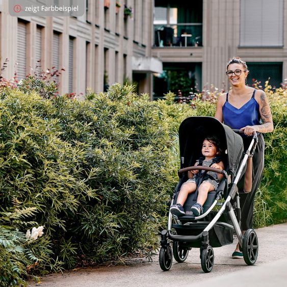 ABC Design Passeggino combinato Salsa 4 - incluso navicella, seggiolino sportivo e pacchetto accessori XXL - Latta