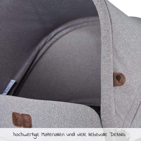 ABC Design Passeggino combinato Salsa 4 - incluso navicella, seggiolino sportivo e pacchetto accessori XXL - Latta