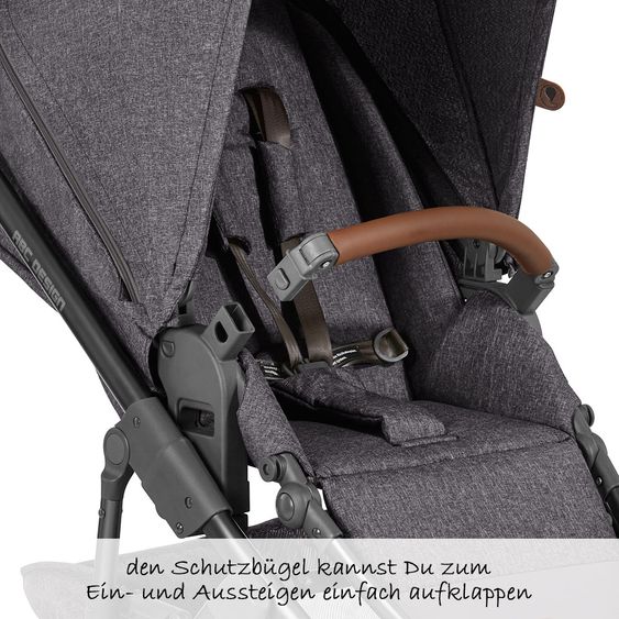 ABC Design Kombi-Kinderwagen Salsa 4 - inkl. Babywanne, Sportsitz & XXL Zubehörpaket - Street