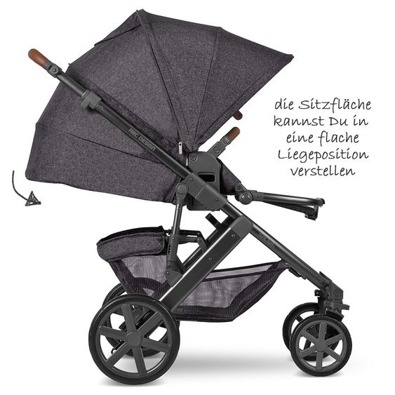 ABC Design Kombi-Kinderwagen Salsa 4 - inkl. Babywanne, Sportsitz & XXL Zubehörpaket - Street