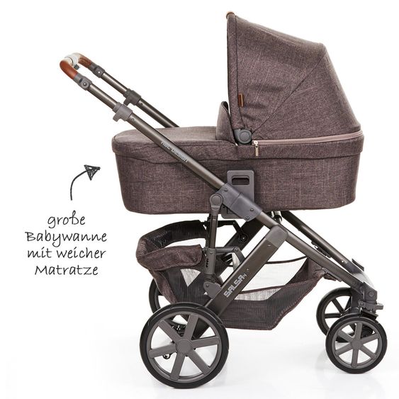 ABC Design Kombi-Kinderwagen Salsa 4 - Walnut