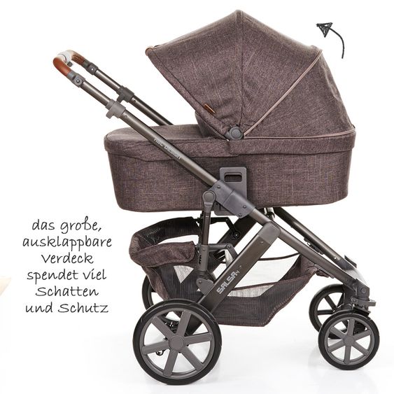 ABC Design Kombi-Kinderwagen Salsa 4 - Walnut