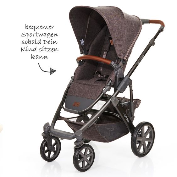 ABC Design Kombi-Kinderwagen Salsa 4 - Walnut