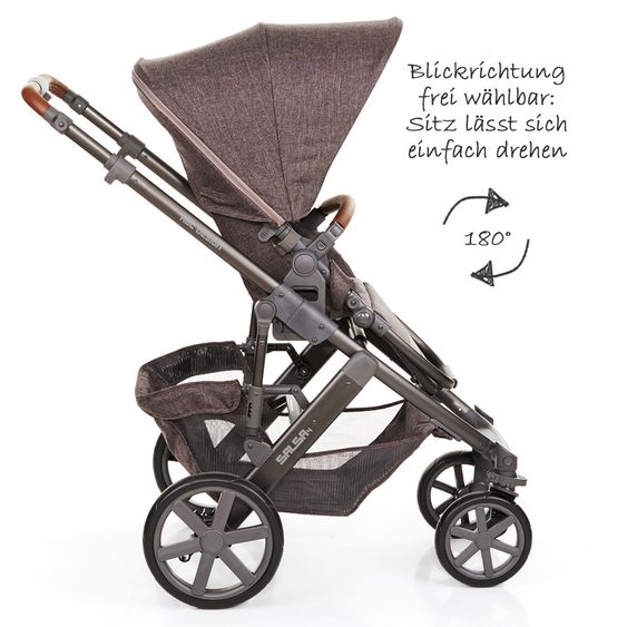 ABC Design Kombi-Kinderwagen Salsa 4 - Walnut