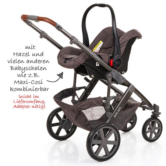 ABC Design Kombi-Kinderwagen Salsa 4 - Walnut