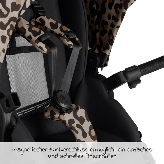 ABC Design Poussette Combinée Salsa 5 Air avec Nacelle & Siège Sport - Leo