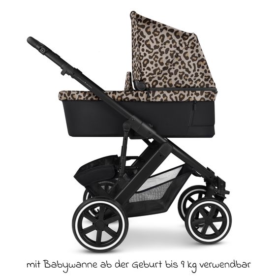 ABC Design Poussette Combinée Salsa 5 Air avec Nacelle & Siège Sport - Leo