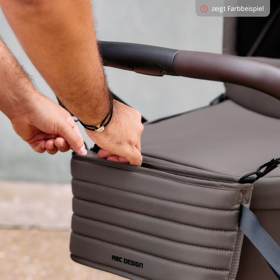 ABC Design Kombi-Kinderwagen Salsa 5 Air inkl. Babywanne & Sportsitz - Camel