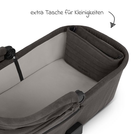ABC Design Salsa 5 Air baby carriage incl. Urban changing bag, winter footmuff, carrycot & sports seat - Almond