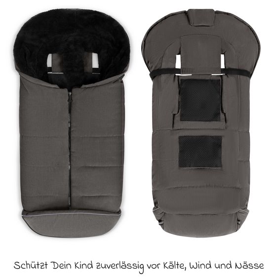 ABC Design Salsa 5 Air baby carriage incl. Urban changing bag, winter footmuff, carrycot & sports seat - Almond