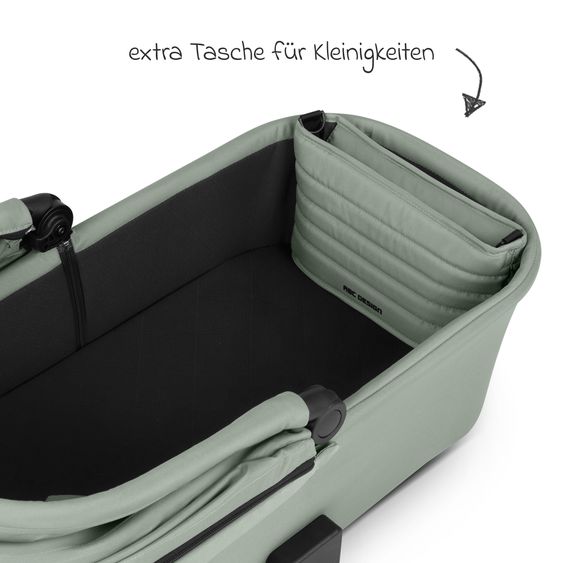 ABC Design Salsa 5 Air baby carriage incl. Urban changing bag, winter footmuff, carrycot & sports seat - Pine