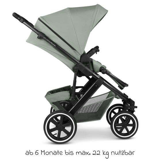 ABC Design Salsa 5 Air baby carriage incl. Urban changing bag, winter footmuff, carrycot & sports seat - Pine