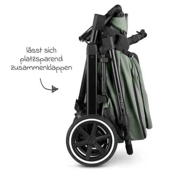 ABC Design Salsa 5 Air baby carriage incl. Urban changing bag, winter footmuff, carrycot & sports seat - Pine