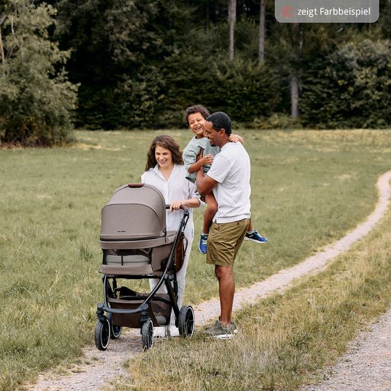 ABC Design Salsa 5 Air baby carriage incl. Urban changing bag, winter footmuff, carrycot & sports seat - Pine