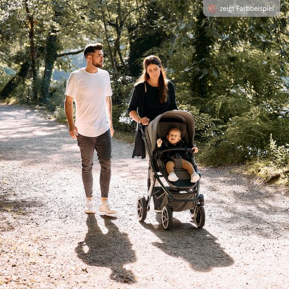 ABC Design Salsa 5 Air baby carriage incl. Urban changing bag, winter footmuff, carrycot & sports seat - Pine